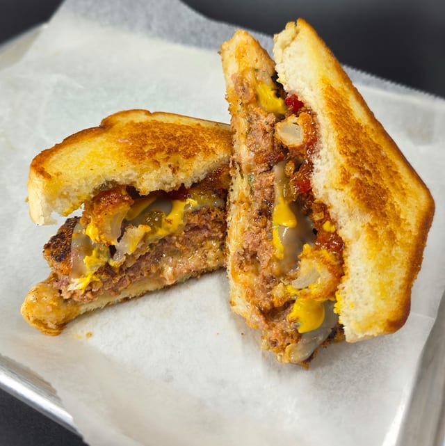 Cajun Boudin Boo Burger.
