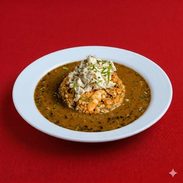 A'HA Seafood Gumbo.