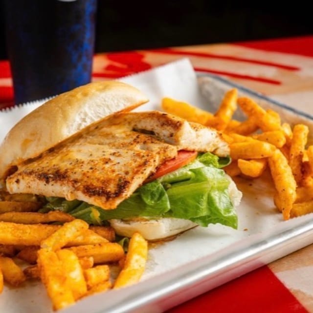 Blackened Fish Sandwich.